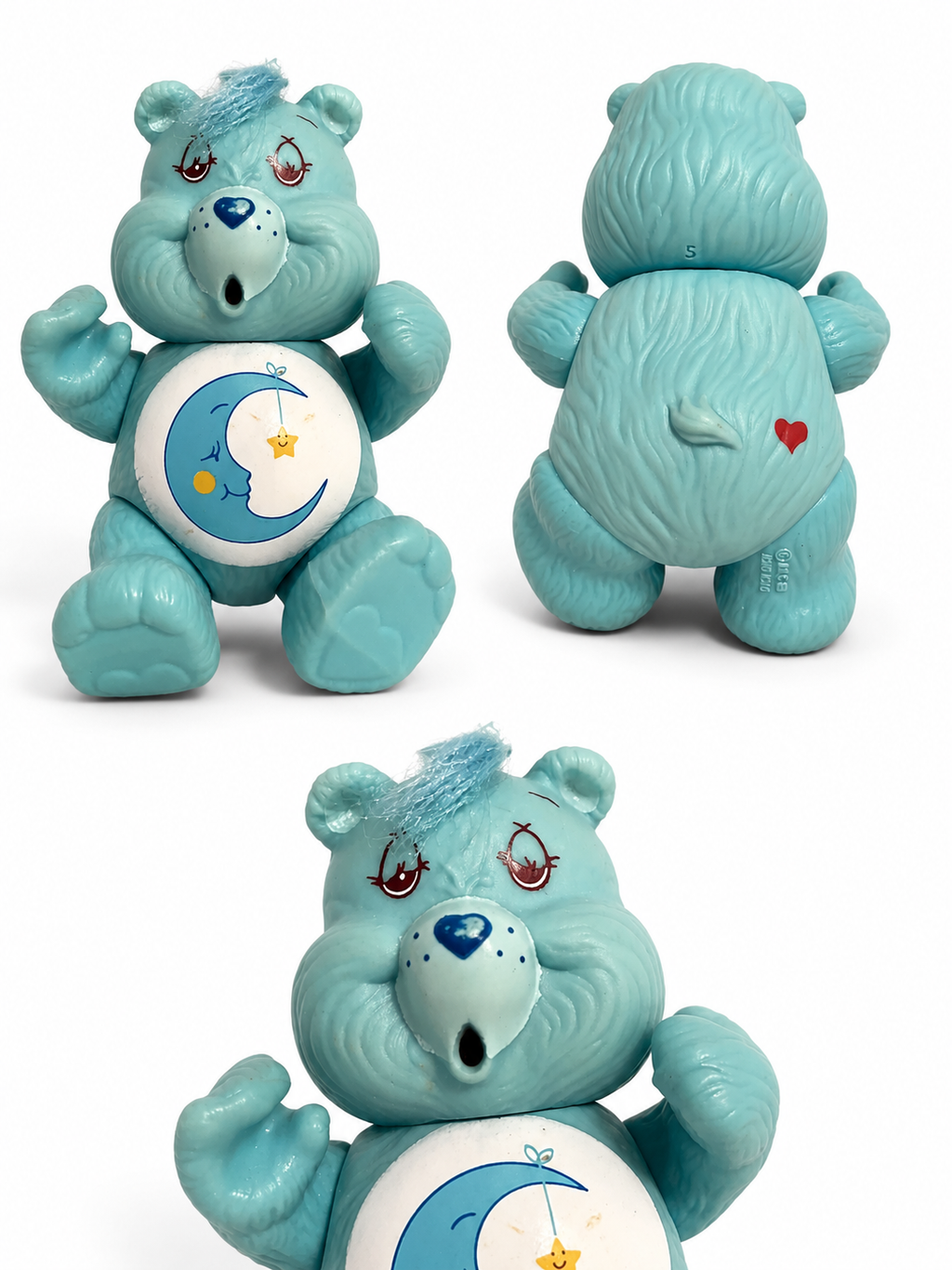 Vintage 1983 Kenner Care Bears Bedtime Bear Poseable Figure