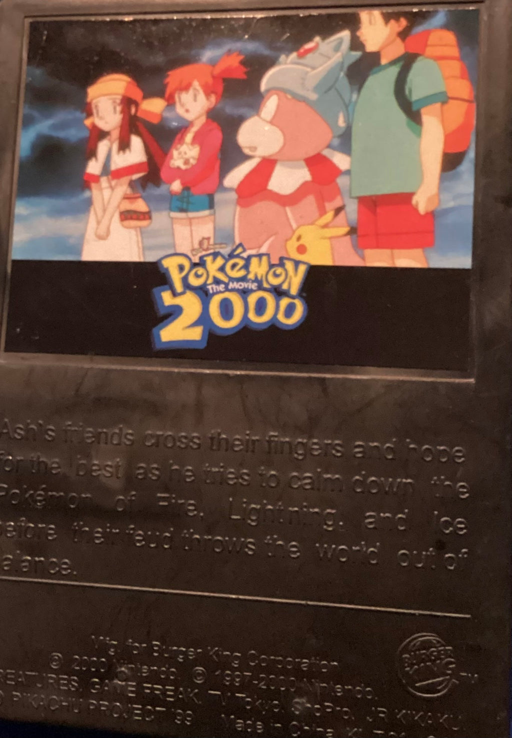 Vintage Pokémon The Movie Burger King Toy Collection