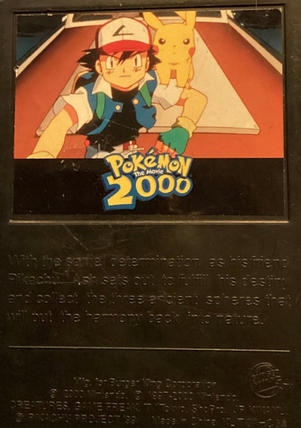 Vintage Pokémon The Movie Burger King Toy Collection