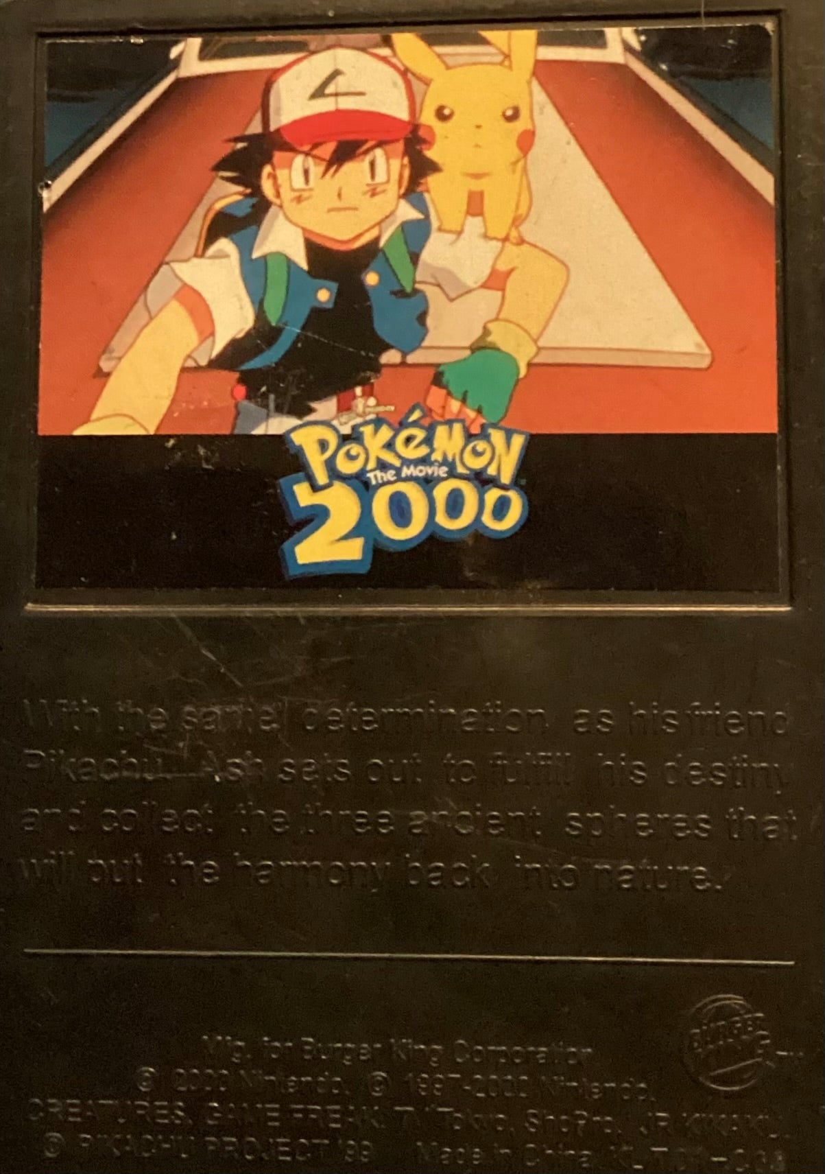 Vintage Pokémon The Movie Burger King Toy Collection