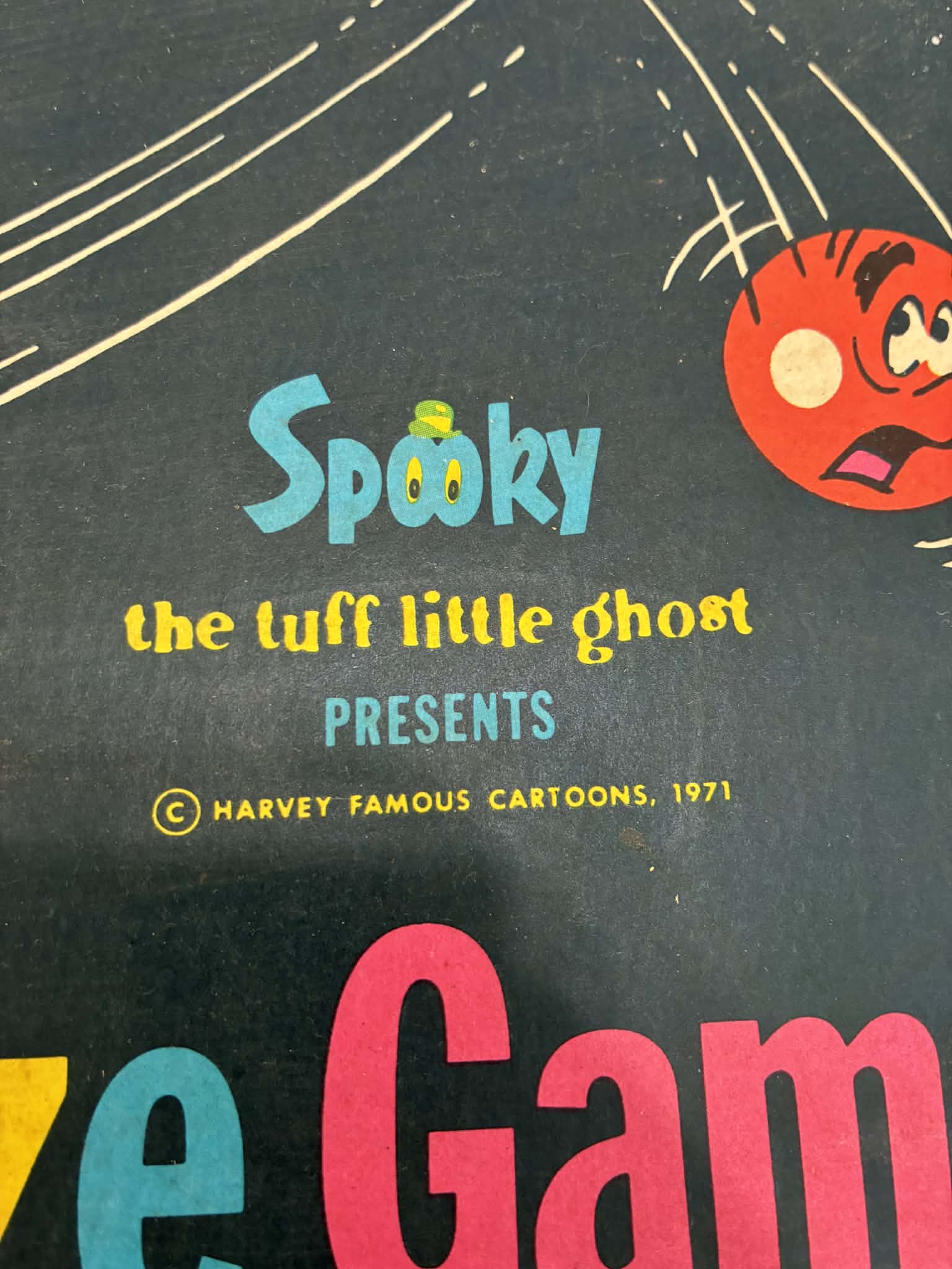 1971 Spooky the tuff little ghost marble maze
