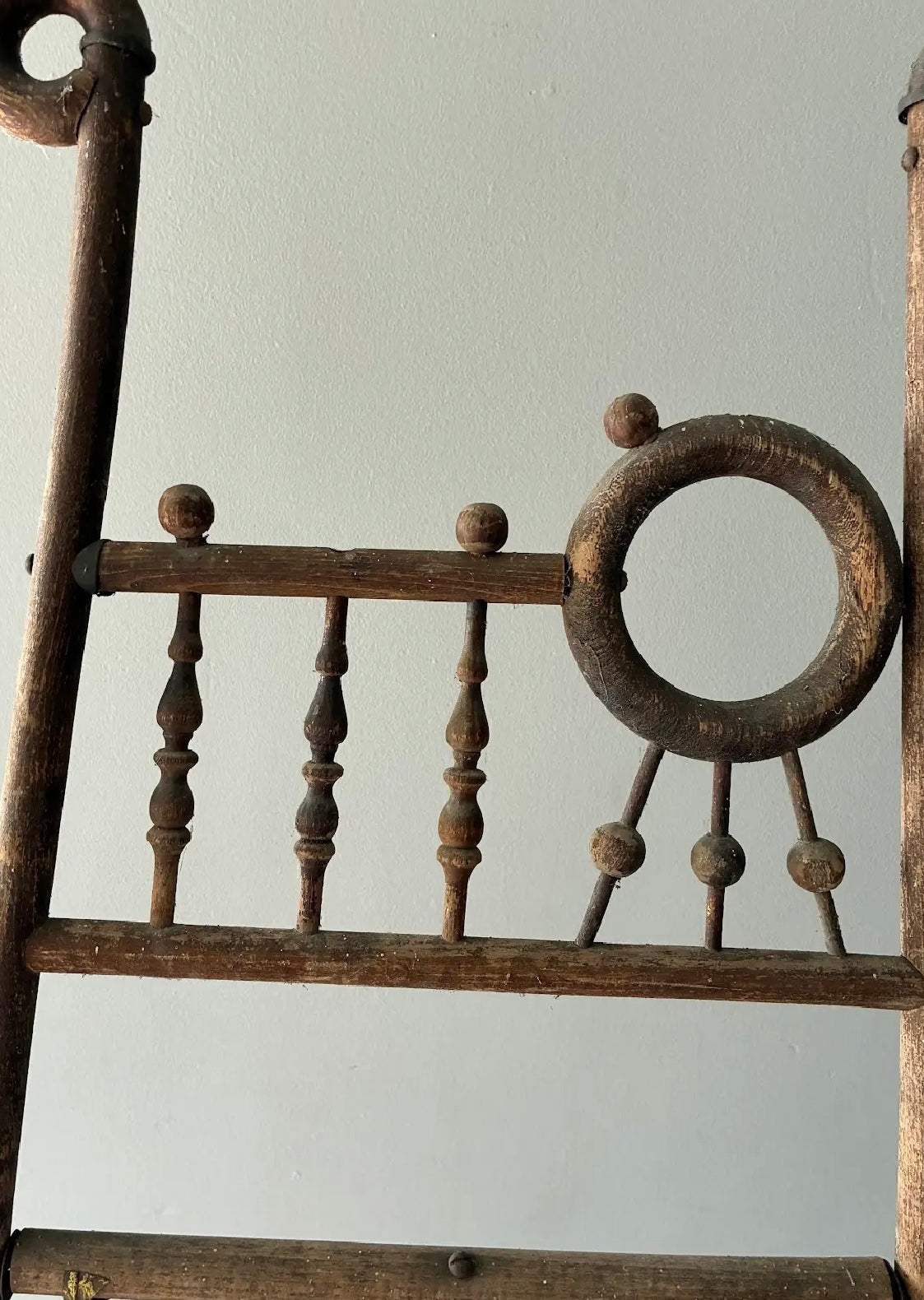 Circa 1895 Victorian wooden “Stick And Ball” Studio Easel